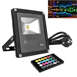 Светодиодный прожектор 30W 220V IP66 RGB