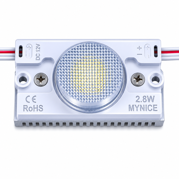 Одноточечный для торцевой подсветки с алюминиевым теплоотводом 2.8W (IP67) Белый