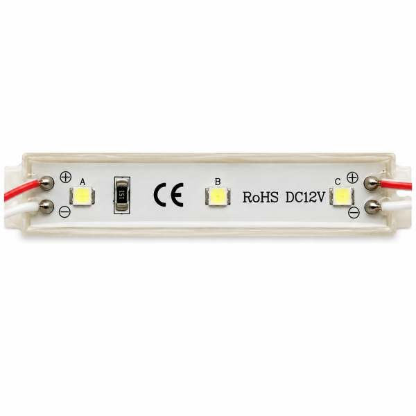 Светодиодные модули 2835 Залитые (IP65) 0,36W, Цвет - Красный