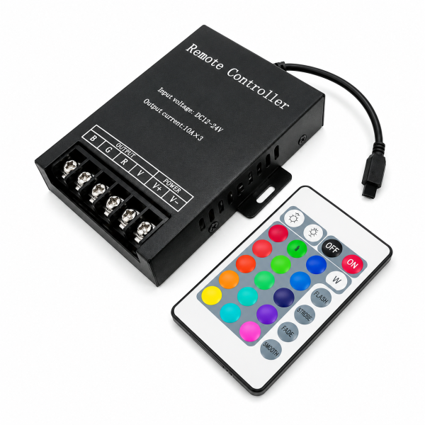 RGB КОНТРОЛЛЕР 360W 12V-M3Q-IR24