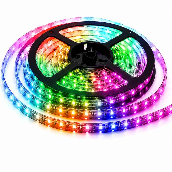Не влагозащищенная светодиодная лента 5050, 60 Д/М (IP33), Цвет - RGB